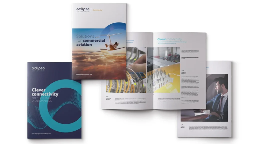 Eclipse creation charte graphique brochure