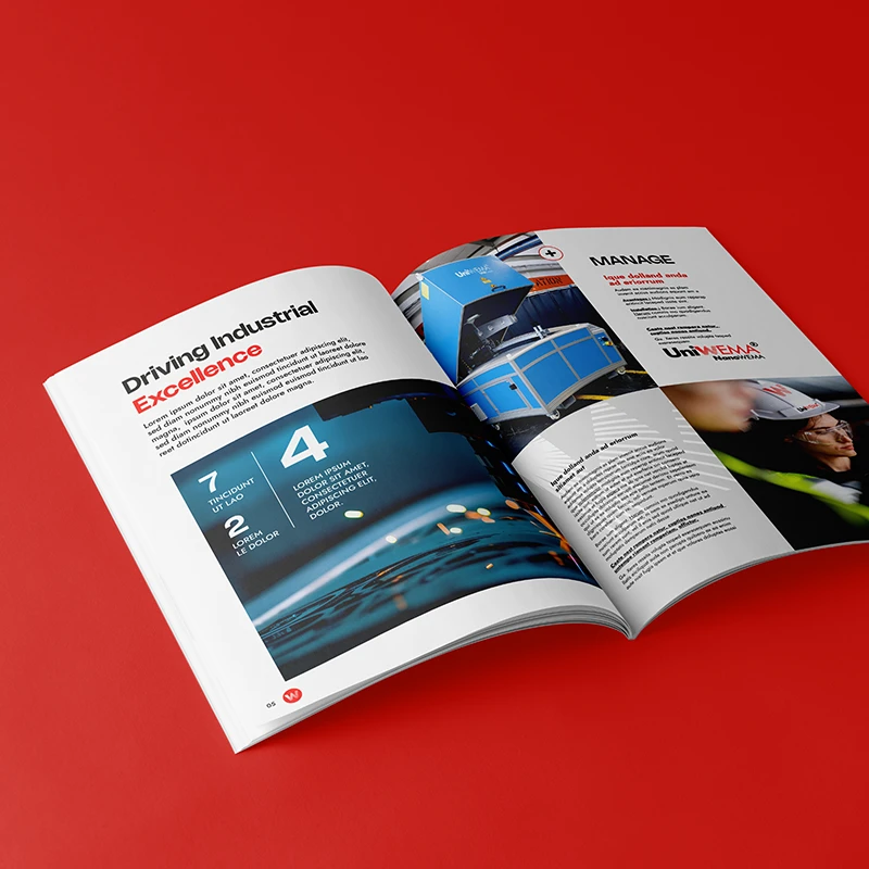 UNIWEMA brand book ouvert