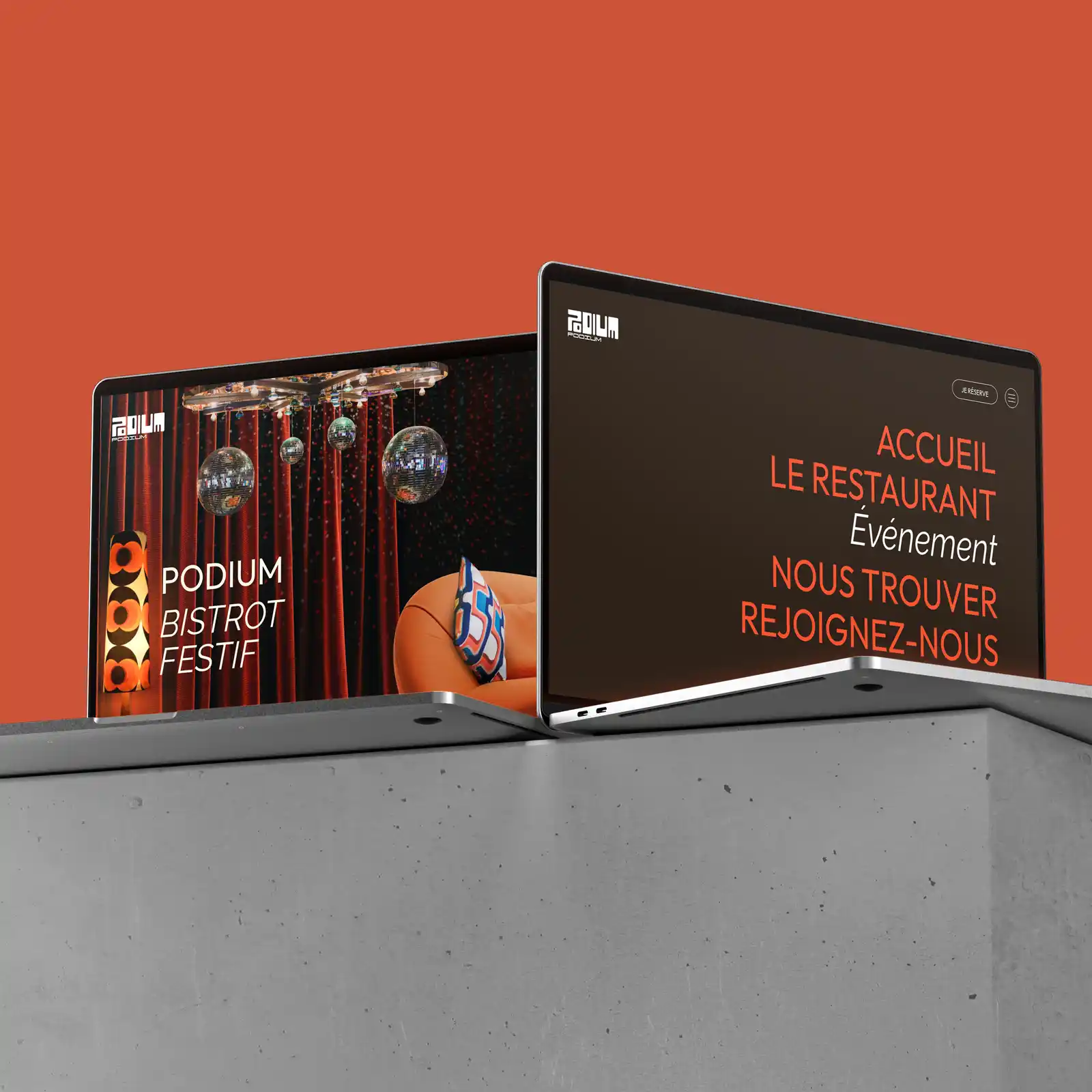 Site web restaurant podium Paris agence o communication