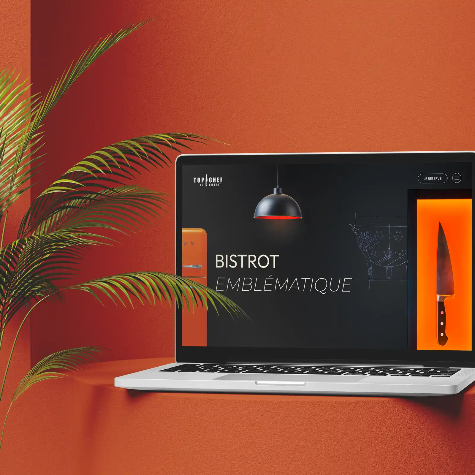 Site web restaurant top chef M6 agence o communication bistrot des chefs